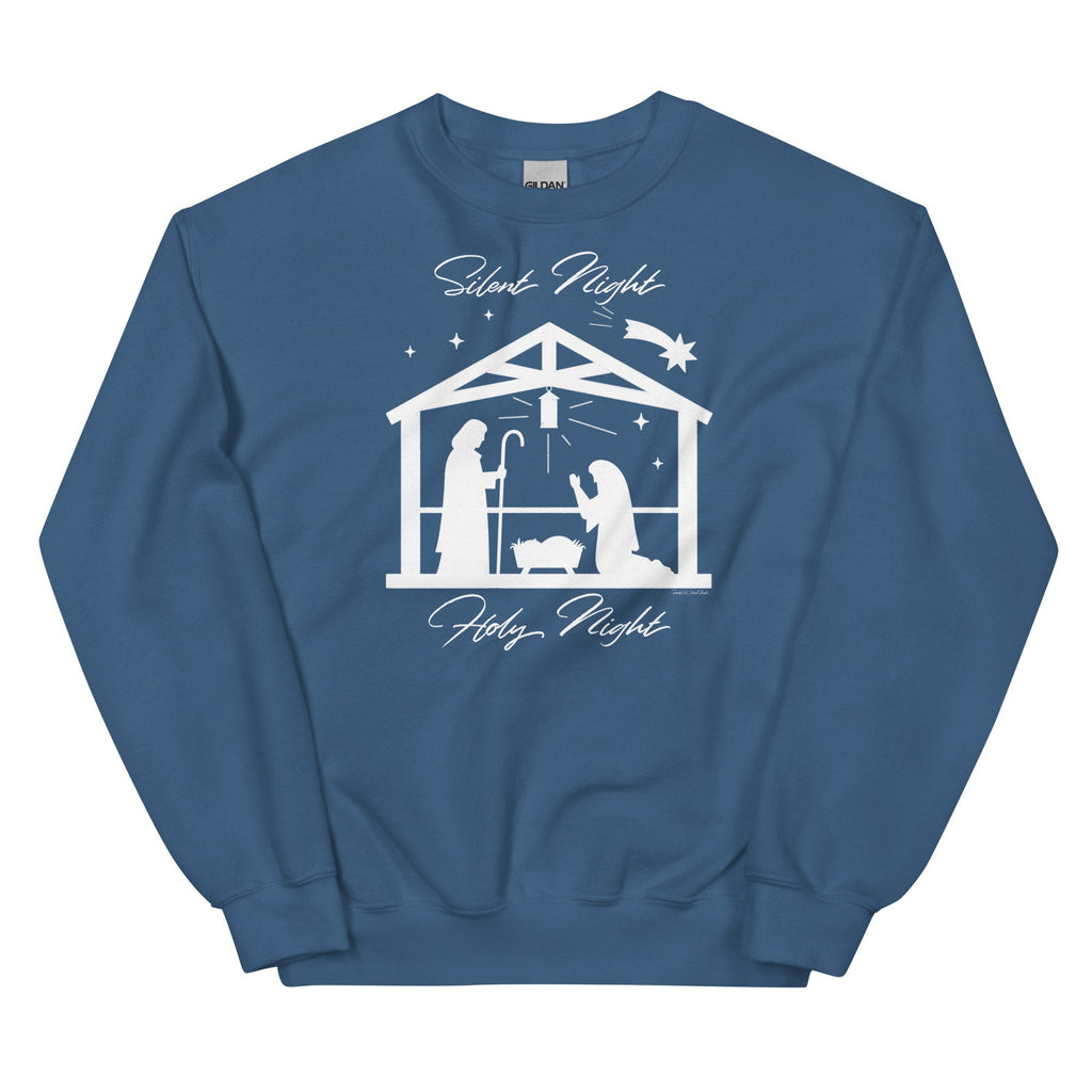 Silent Night Holy Night Christmas Crewneck Sweatshirt