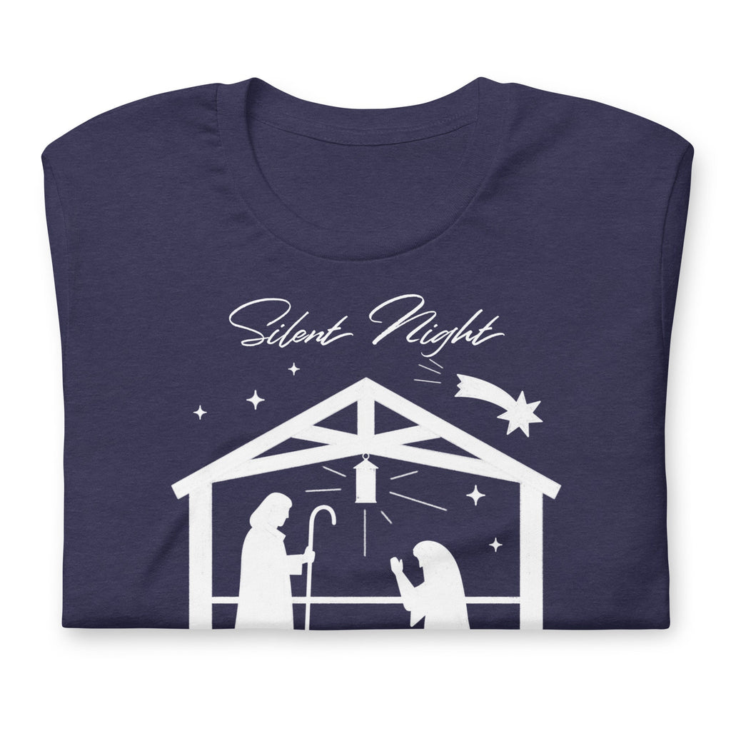 Silent Night Holy Night Christmas Shirt, Christian Christmas Gift