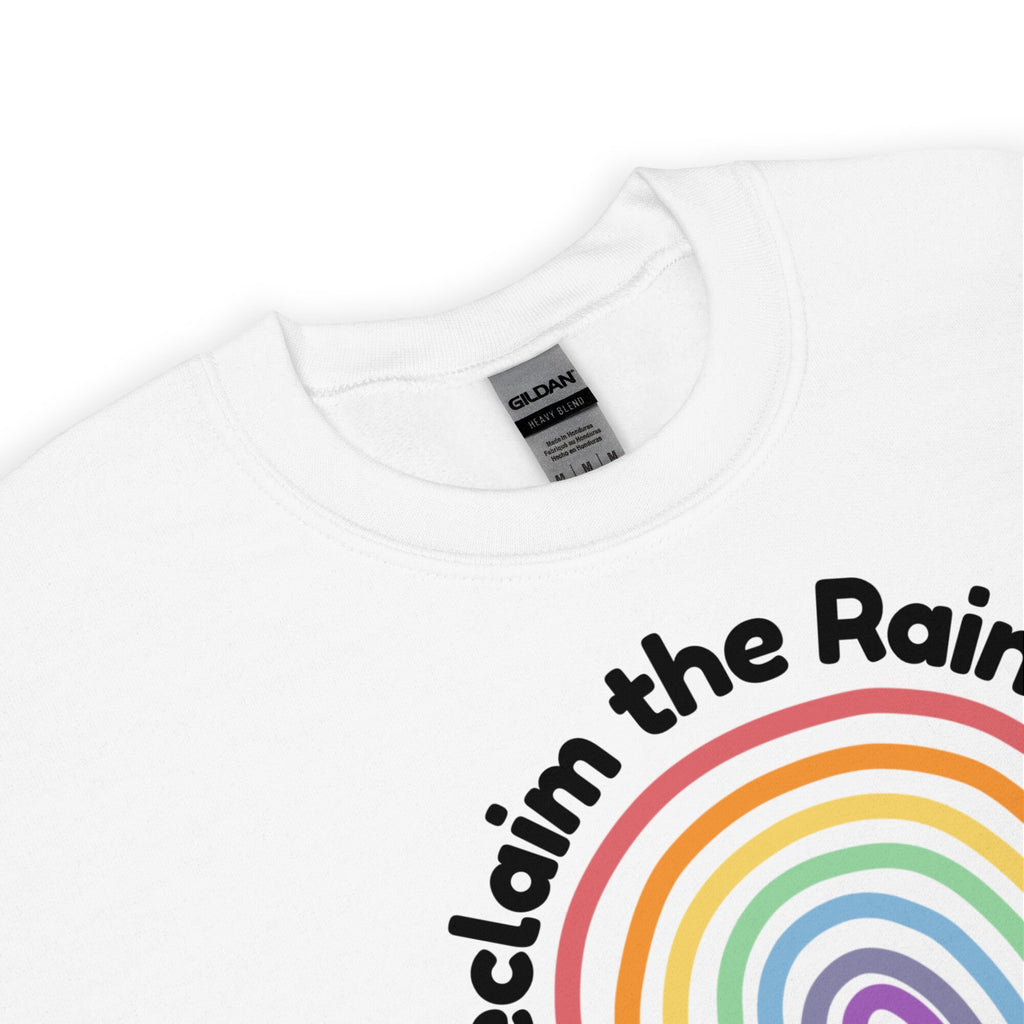 Reclaim the Rainbow Crewneck Sweatshirt, Christian Rainbow Sweatshirt