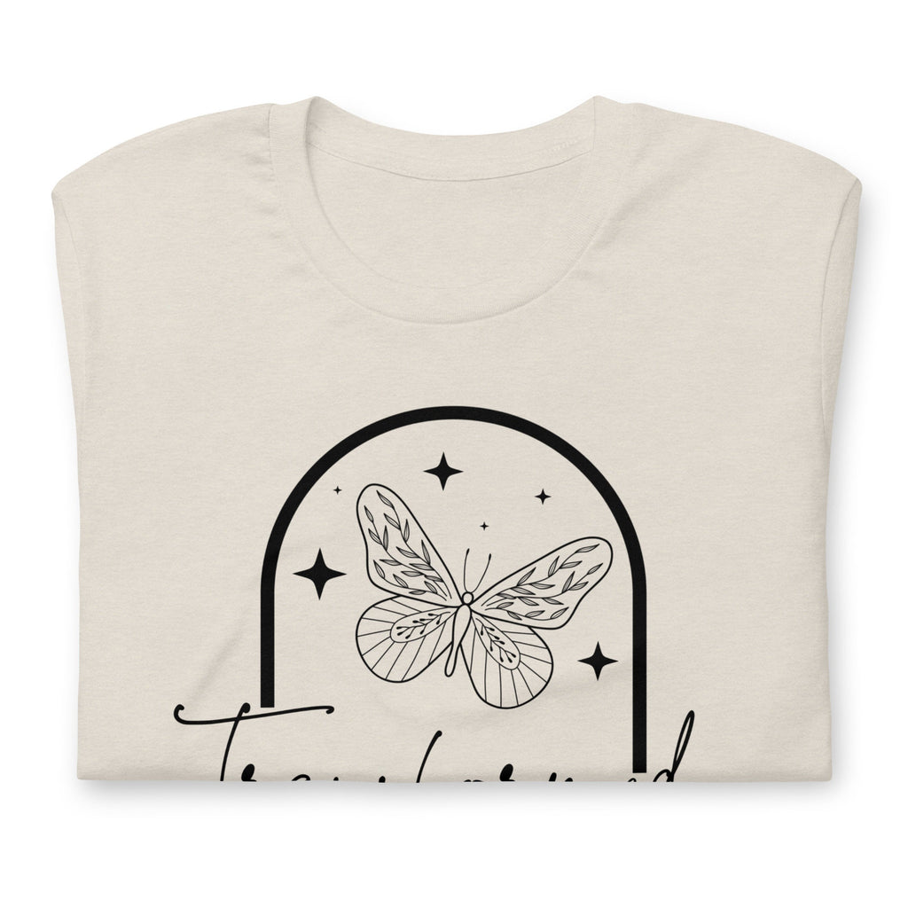 Transformed By God’s Love Shirt, Christian Butterfly Shirt, Retro Christian Shirts for Her, Christian Gifts for Her