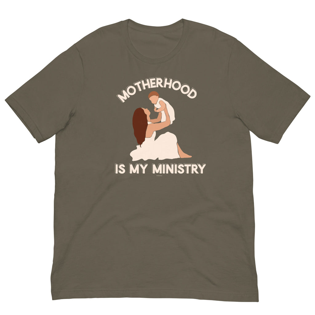 Motherhood Is My Ministry Shirt, Christian Shirts for Mom, Mother’s Day Gift