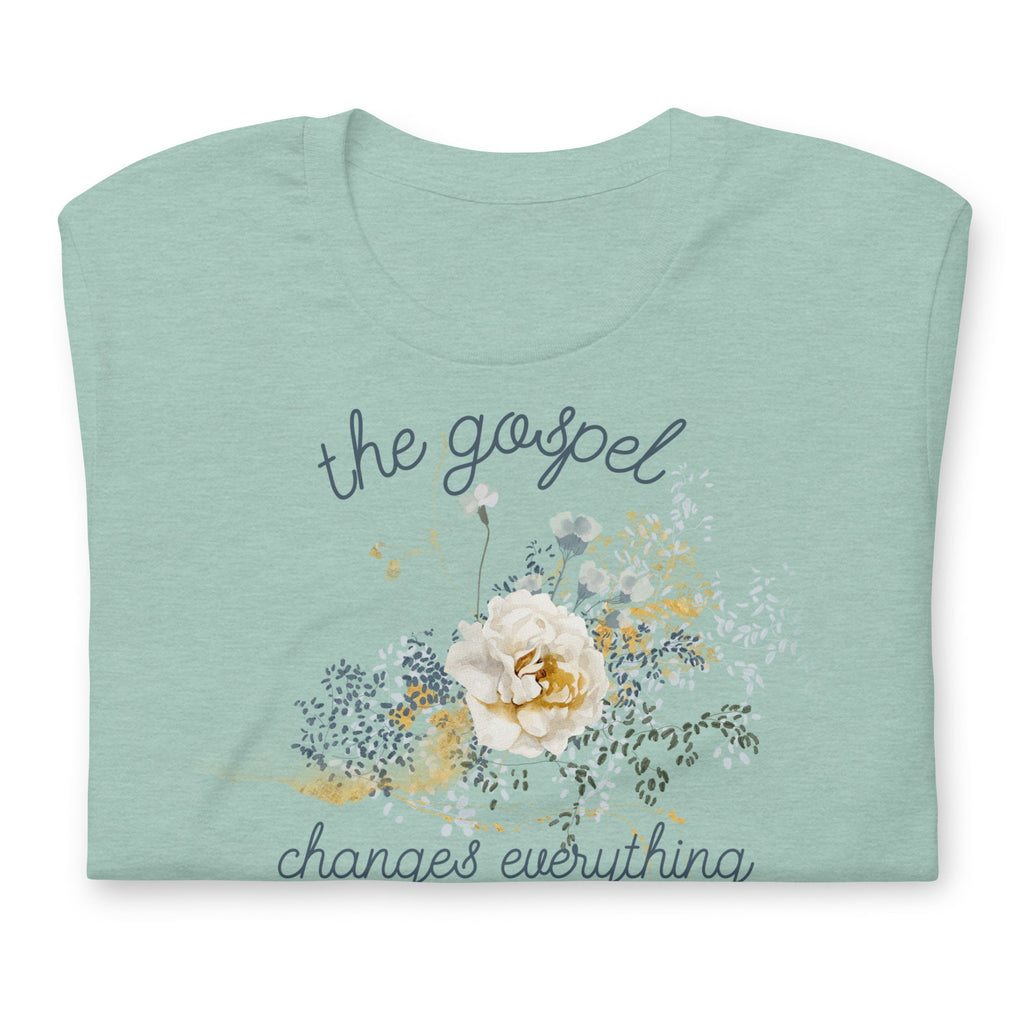 The Gospel Changes Everything Shirt, Christian Shirts for Women, Christian Gifts for Her