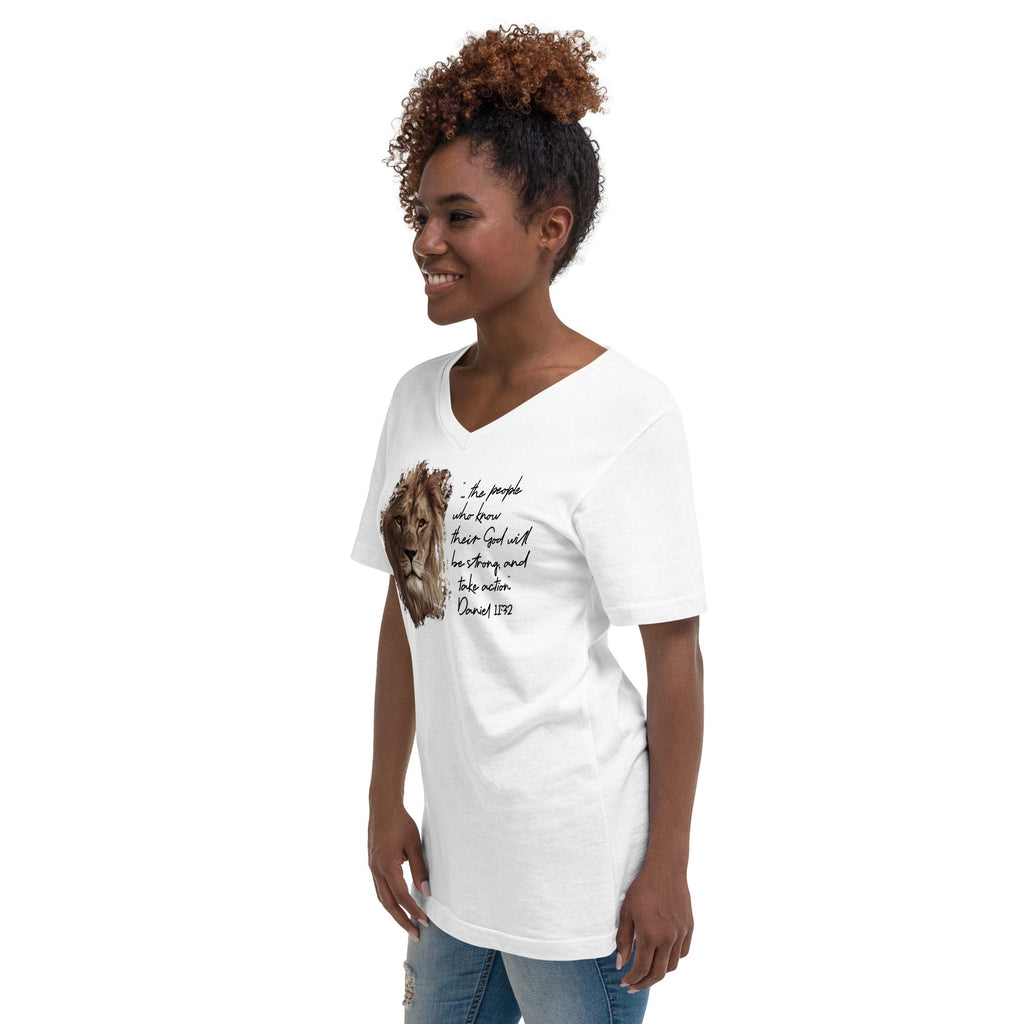 Daniel 11:32 Shirt, Lion Head Bible Verse Shirt, Christian Shirts, Christian Gifts for Her, Conservative Shirt