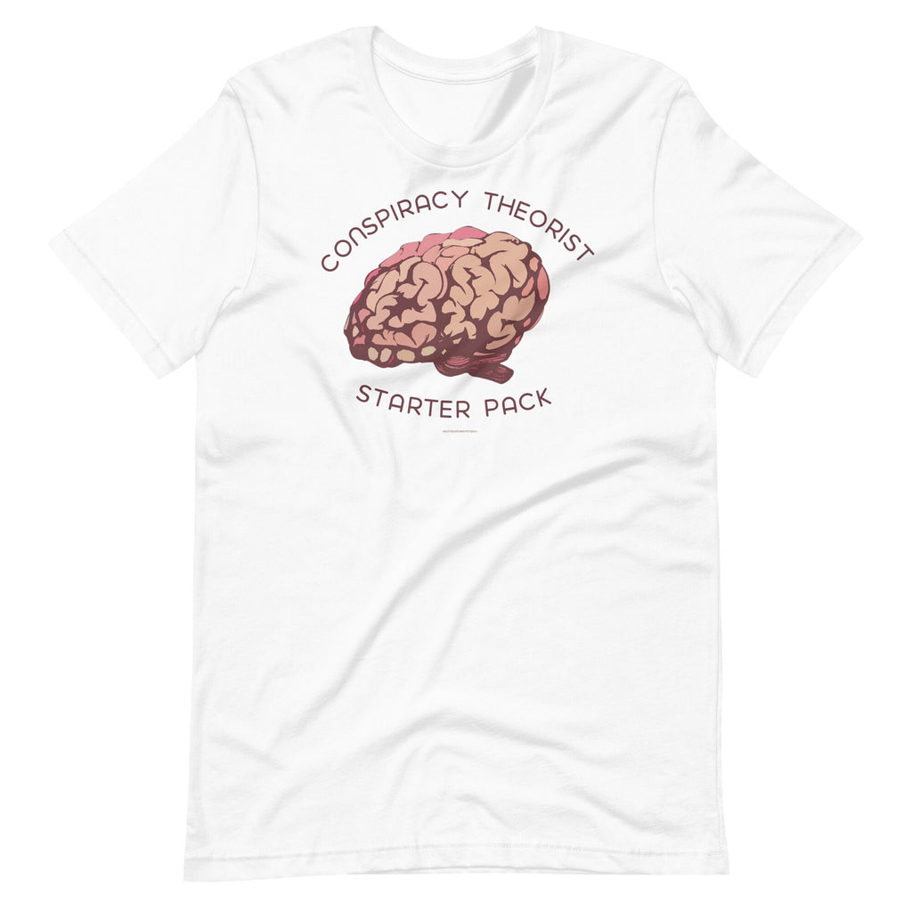 Conspiracy Theorist Starter Pack Shirt, Conservative Shirt, Brain Shirt