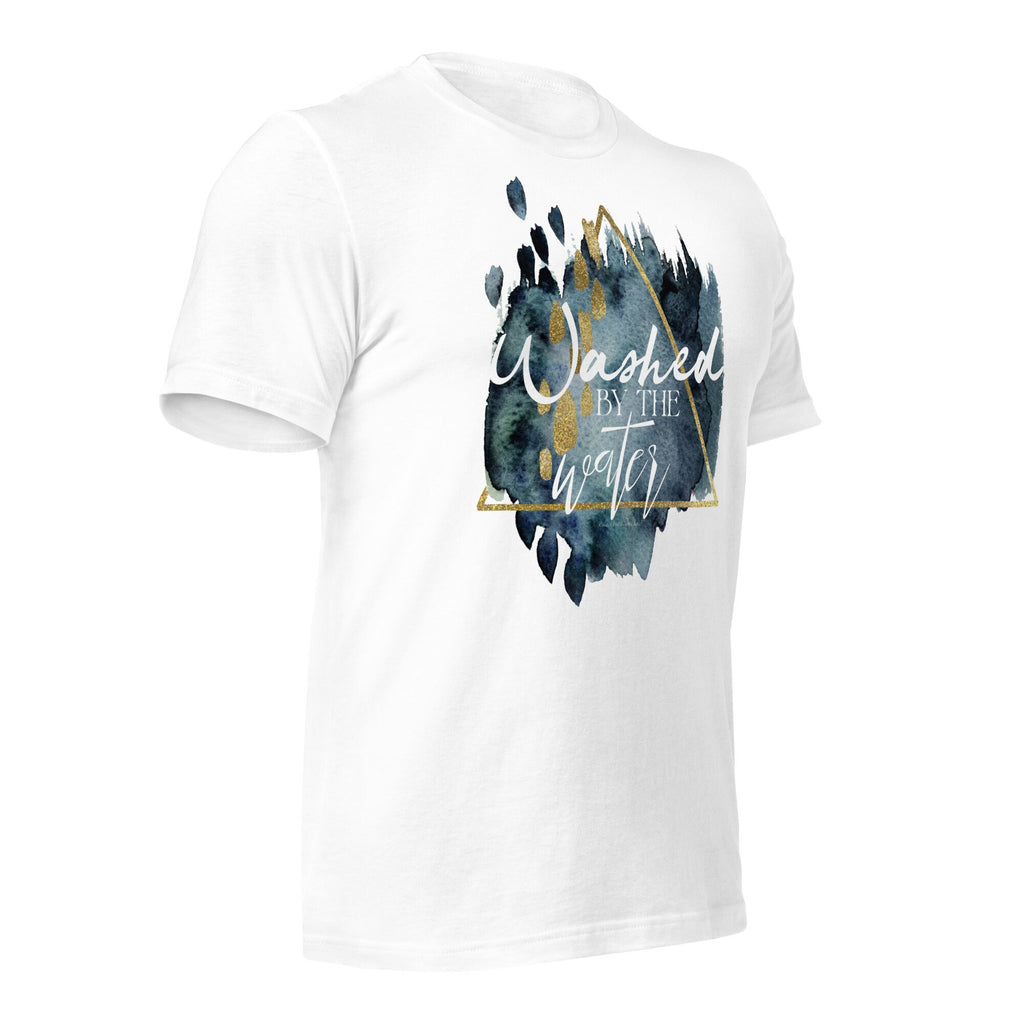 Washed By The Water Shirt, Christian Cross Shirt for Women, Christian Baptism Gift