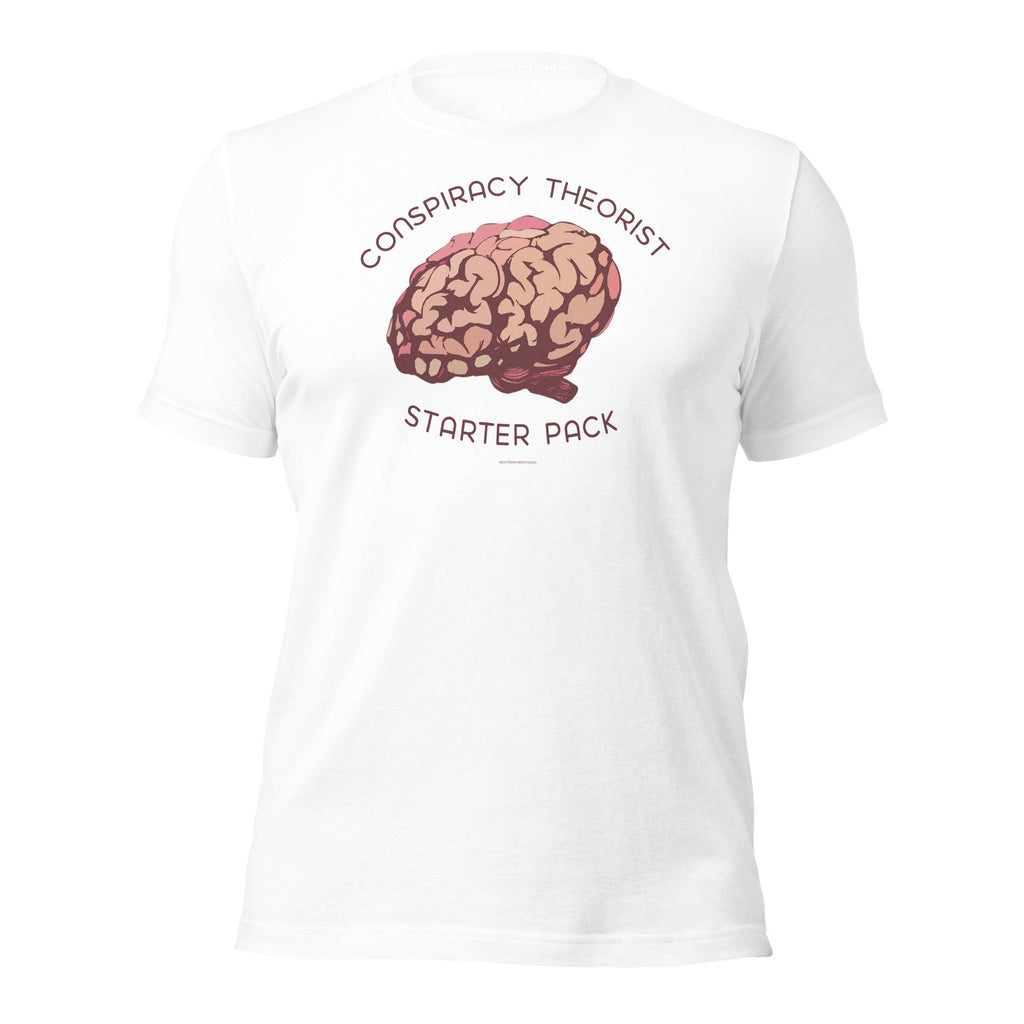 Conspiracy Theorist Starter Pack Shirt, Conservative Shirt, Brain Shirt