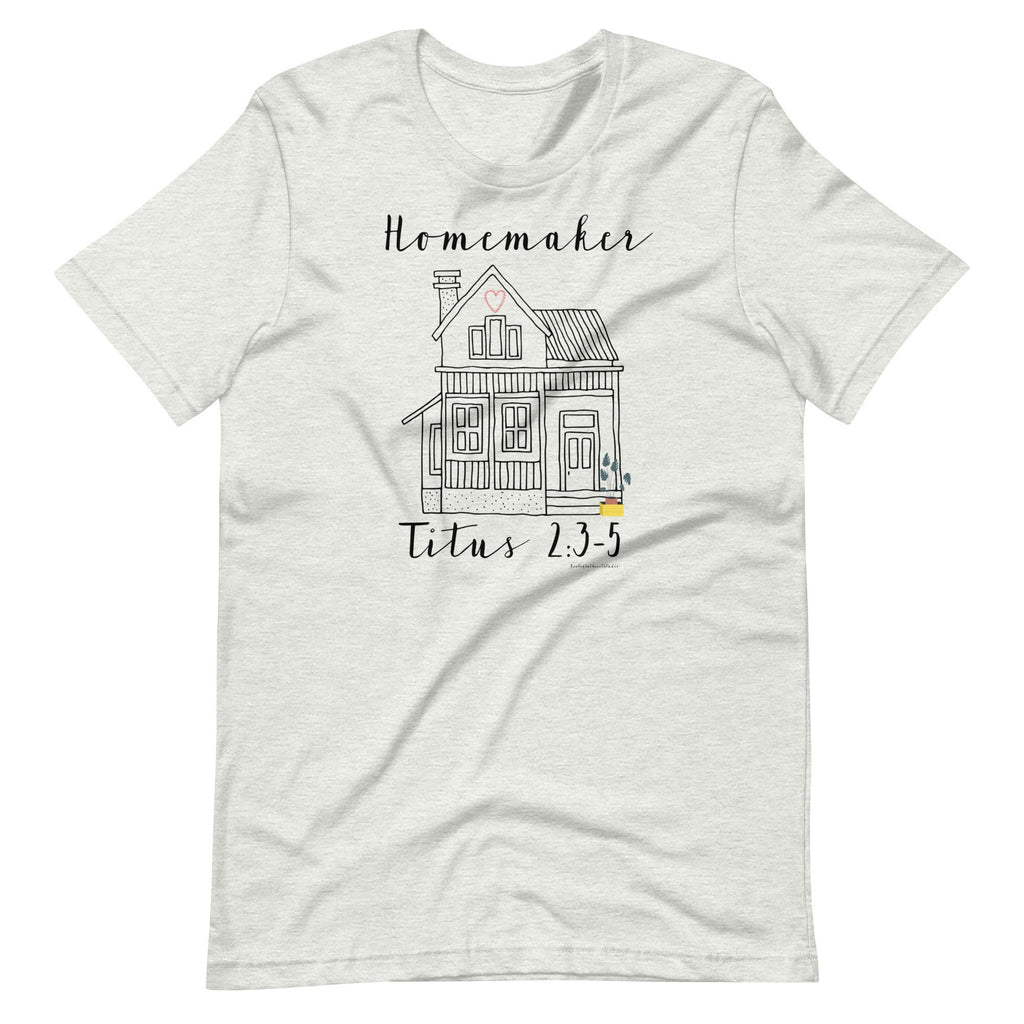 Homemaker Titus 2:3-5 Shirt, Christian Shirts fir Women, Bible Verse Tee, Conservative Shirt for Women, Mother’s Day Gift