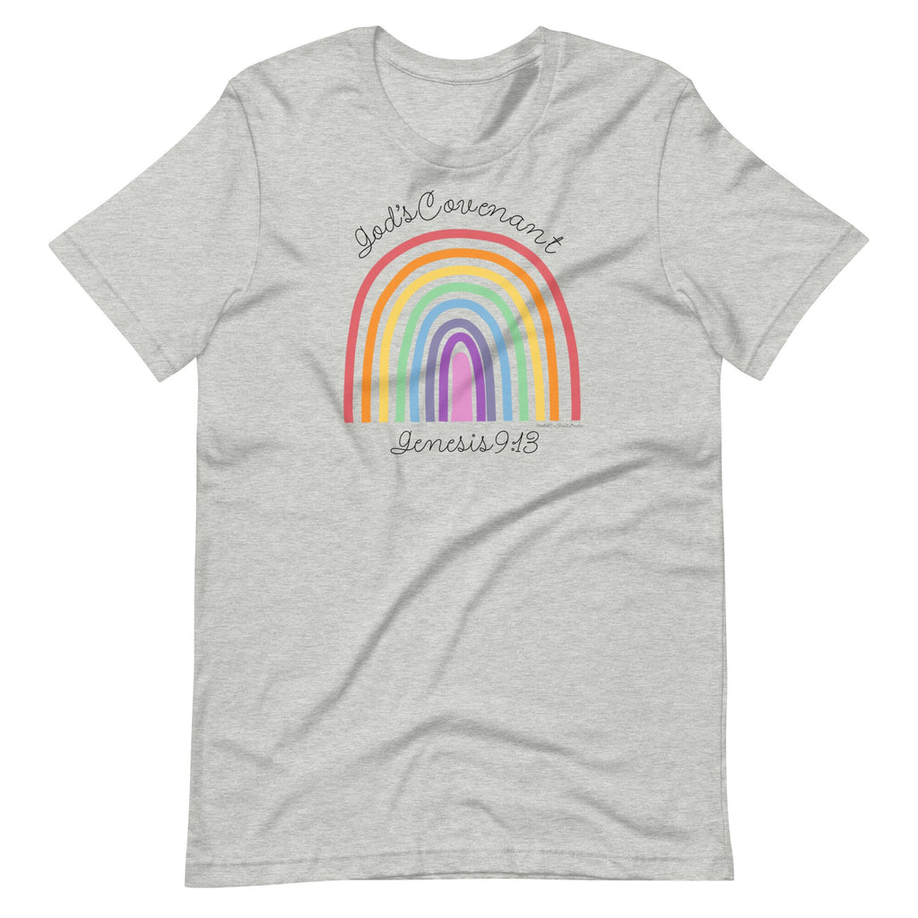 God’s Covenant Genesis 9:13  Rainbow Shirt, Christian Shirts, Genesis Bible Verse Shirt for Her