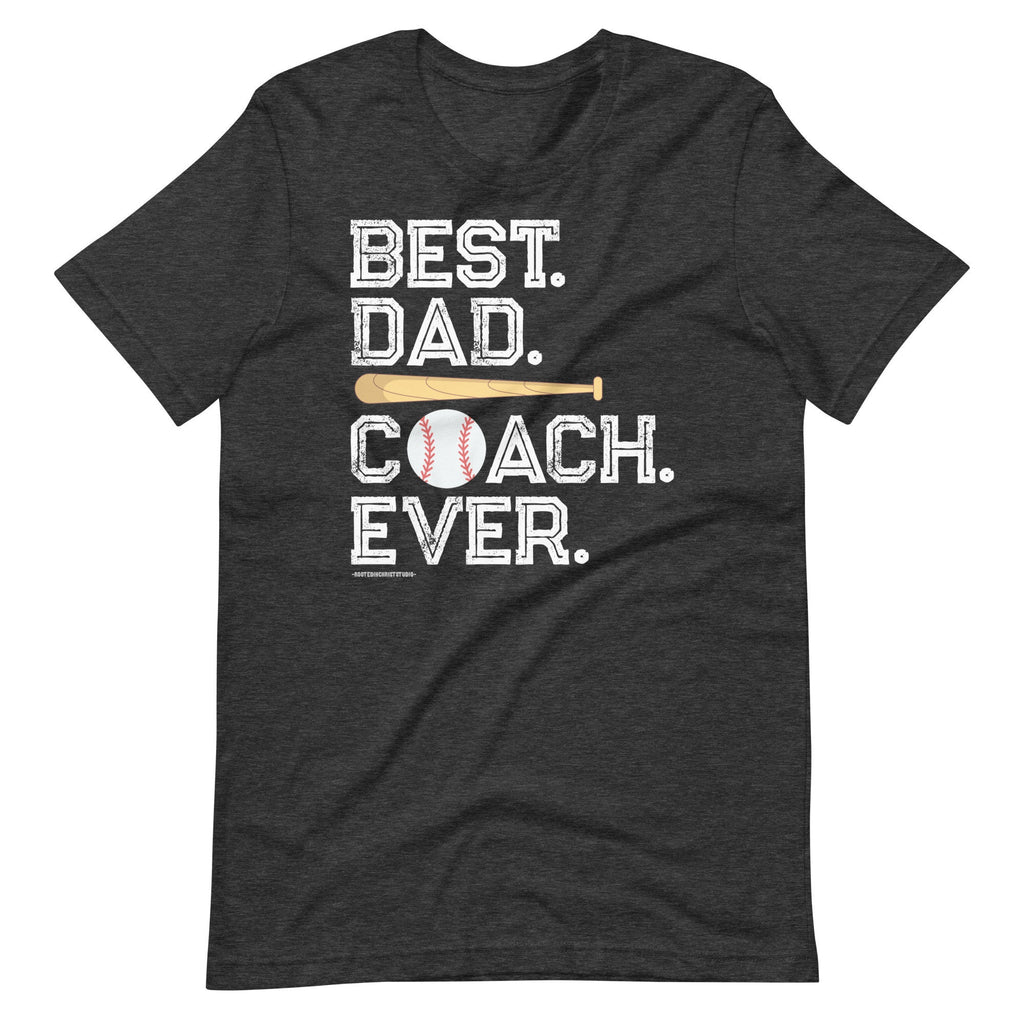 Best Dad Coach Ever Shirt, Father’s Day Baseball Coach Shirt, Gift for Coach Dad