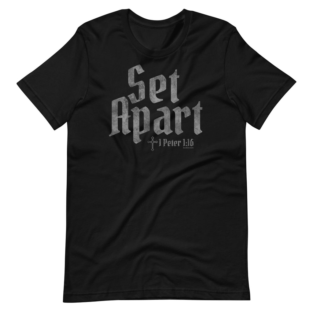 Set Apart 1 John 1:16 Christian Bible Verse Shirt for Men, Christian Father’s Day Gift, Christian Shirts for Him