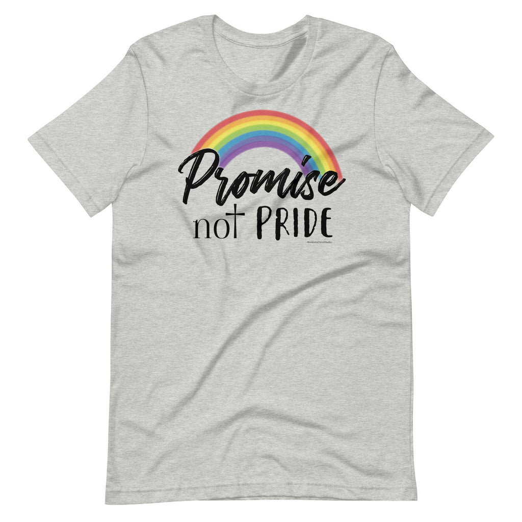 Promise Not Pride Christian Rainbow Shirt With Cross, Christian Shirts for Her, Christian Gifts for Women