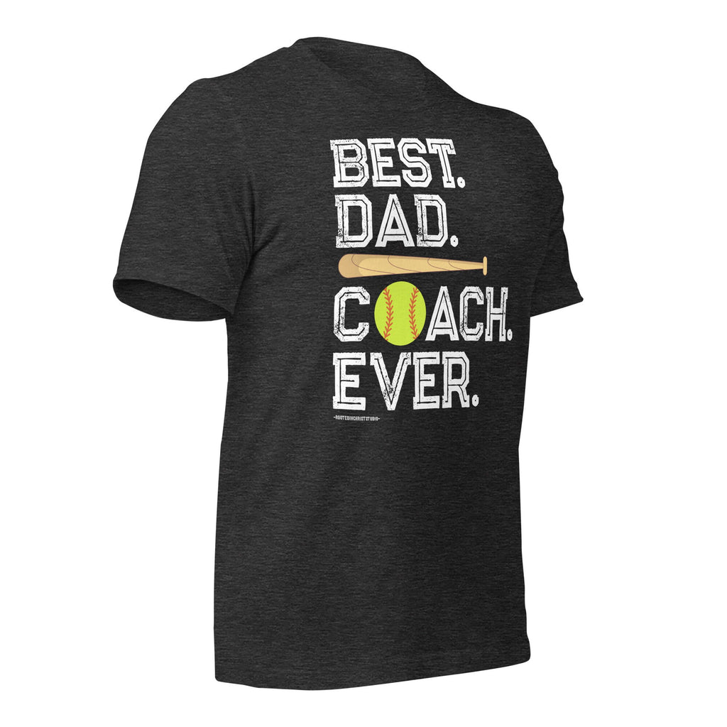 Best Dad Coach Ever Shirt, Father’s Day Softball Coach Shirt, Gifts for Dad