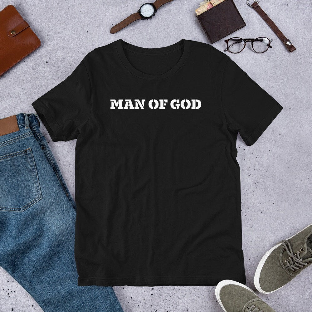 Man of God Shirt, Christian Shirts for Men, Father’s Day Gift