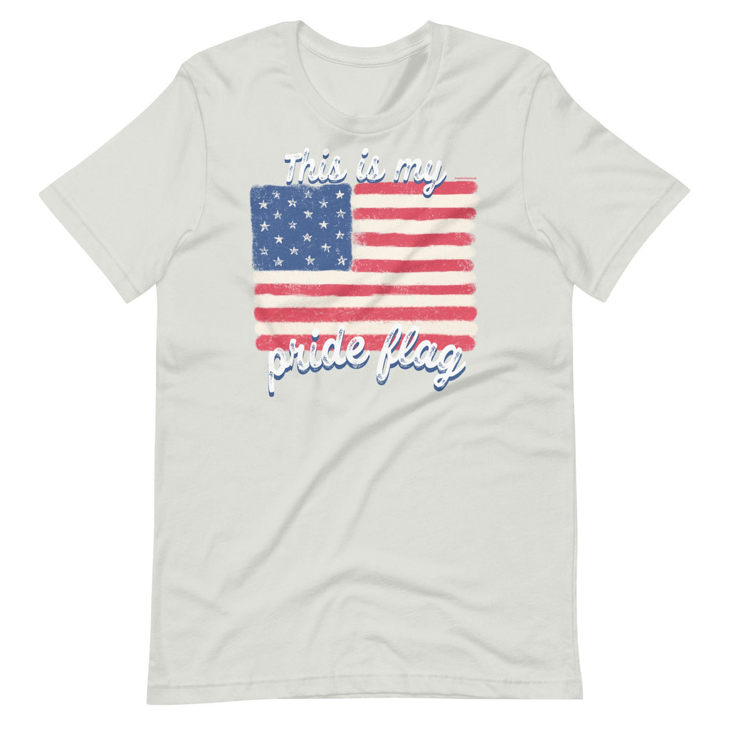 This Is My Pride Flag American Flag Shirt, Retro Inspired Patriotic American Flag Fourth of July Shirt, Independence Day shirt