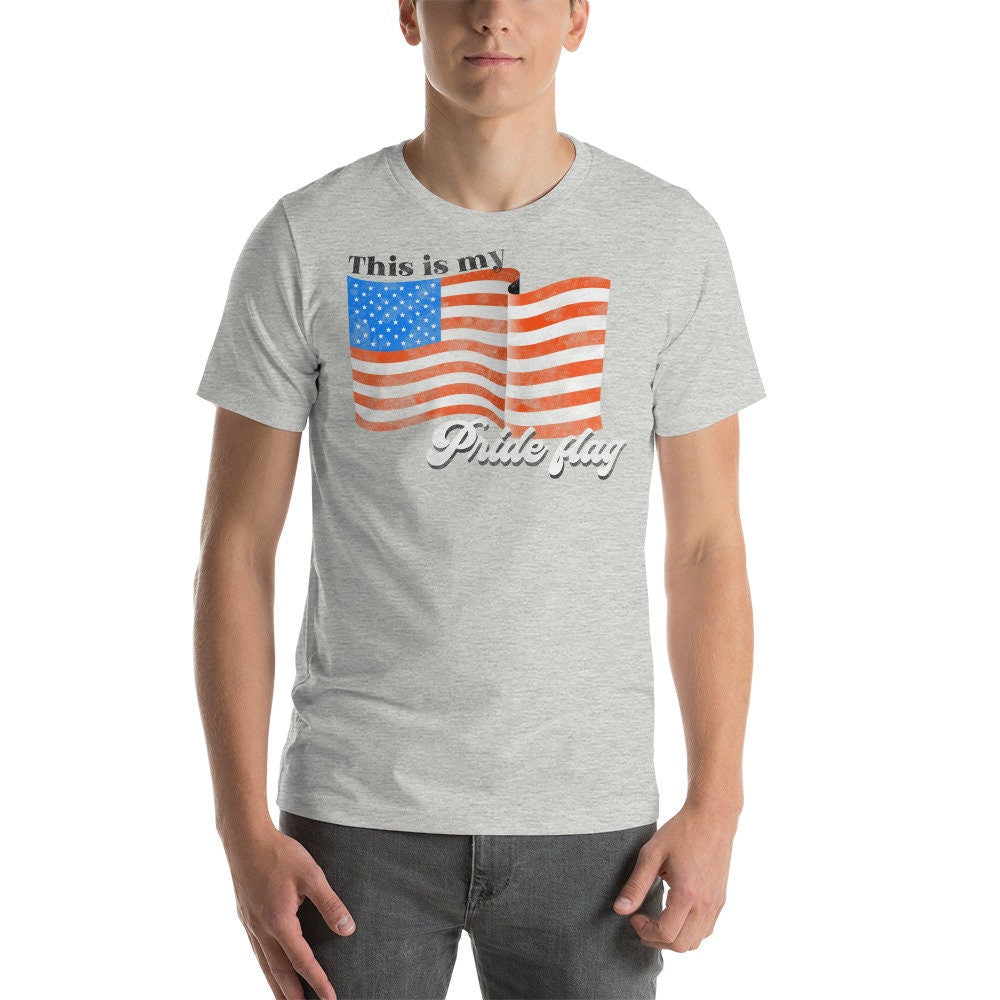 This Is My Pride Shirt American Flag T Shirt, USA, Conservative Patriotic Fourth of July Shirt