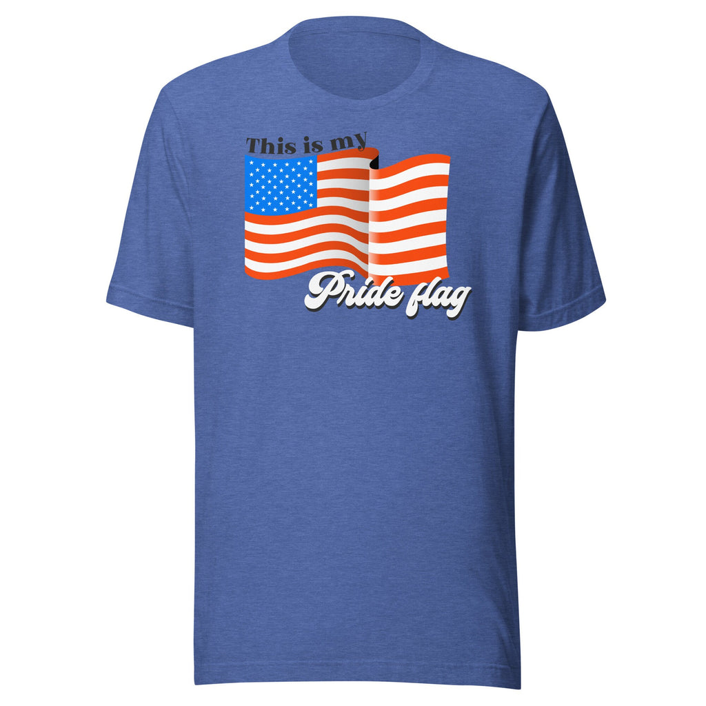 This Is My Pride Flag American Flag Shirt, Conservative Patriot T Shirt, Fourth of July Shirt