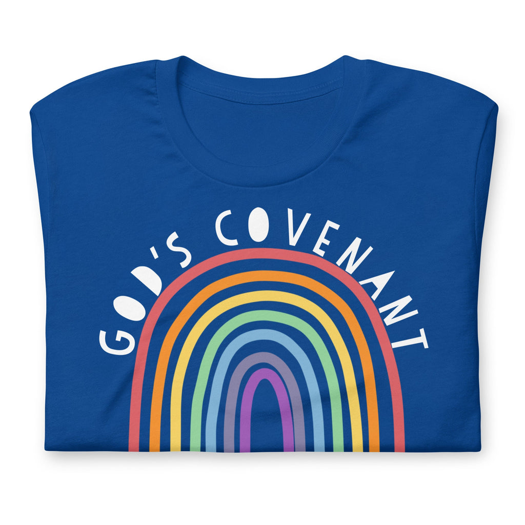 God’s Covenant Christian Seven Color Rainbow Shirt, Genesis 9:13 Shirt, Christian Shirts for Her, Conservative Shirt