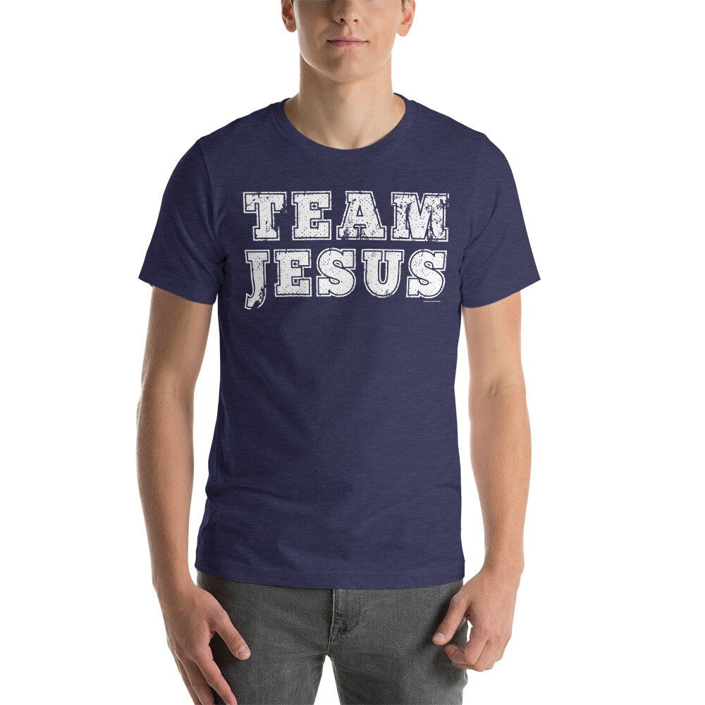 Team Jesus Christian Shirt, Minimalist Christian Shirts