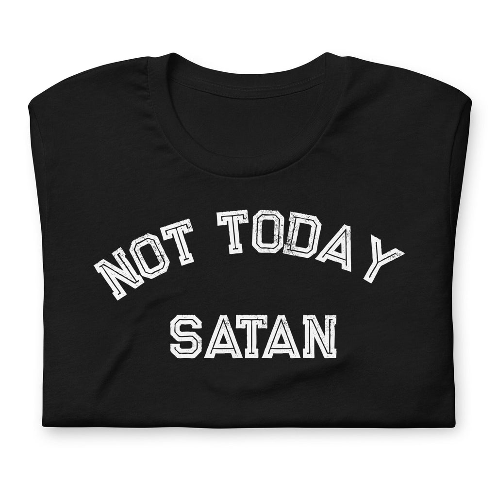 Not Today Satan Shirt, Humorous Christian Shirts, Gifts for Christians