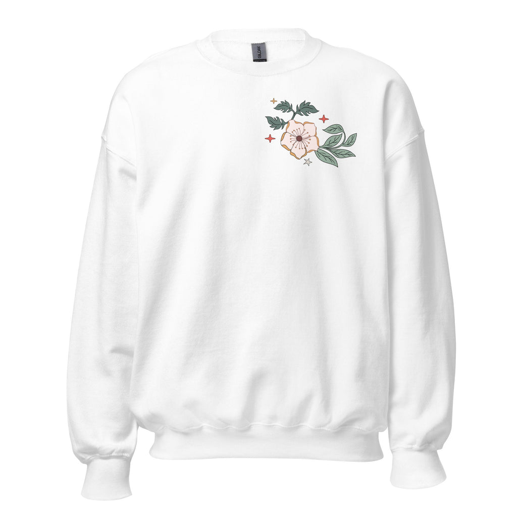 I Would Rather Be Morally Right Than Politically Correct Sweatshirt with back print , Retro Floral Christian Crewneck Sweatshirts for Women