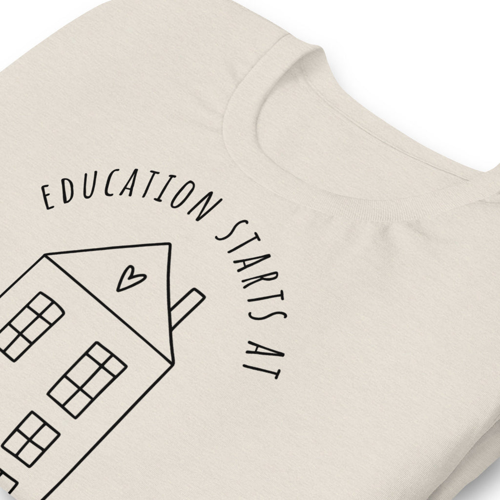 Education Starts At Home Shirt, Homeschool Mom Shirts, Home Education T Shirt