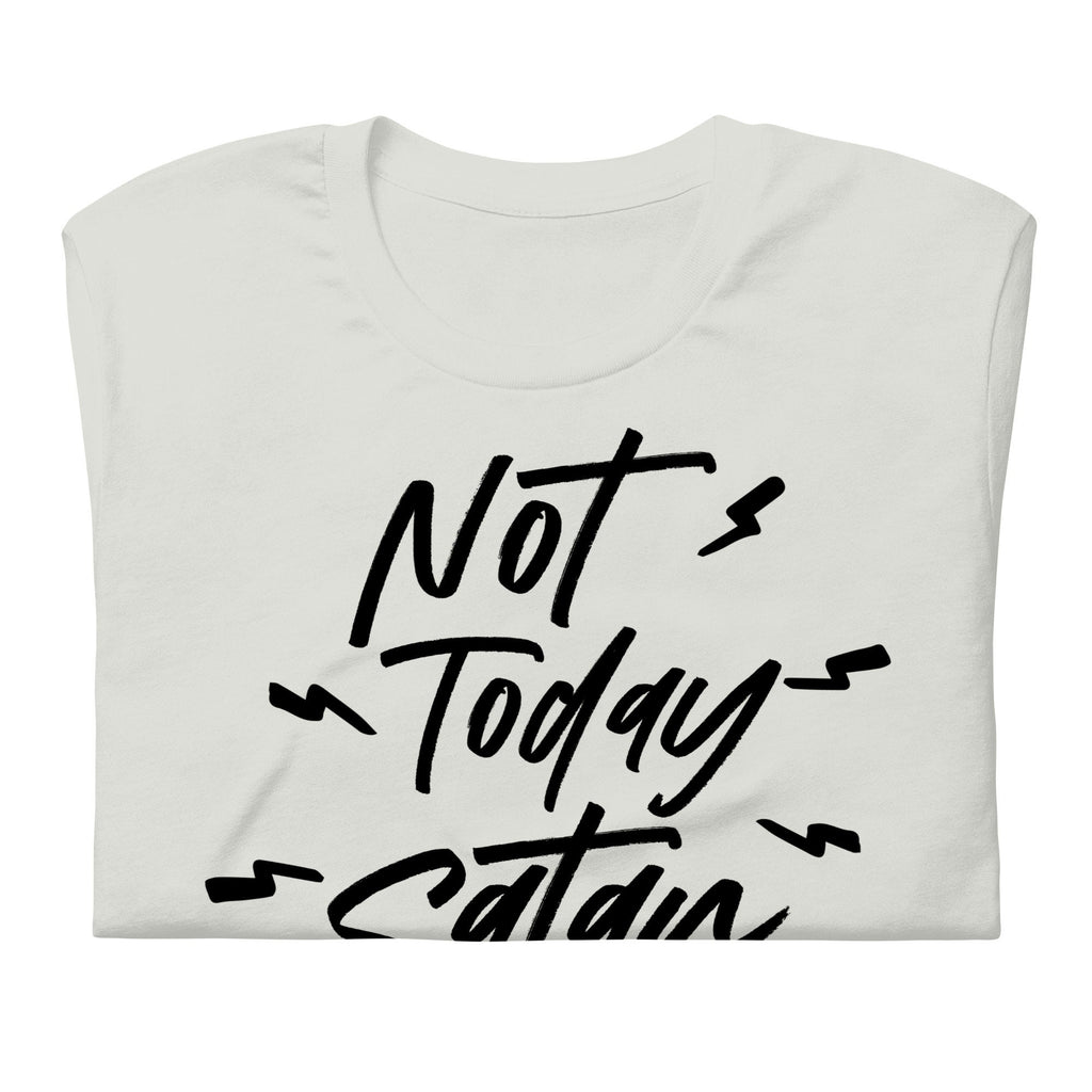 Not Today Satan T Shirt, Funny Christian Shirts