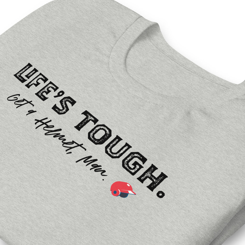 Life’s Tough Get A Helmet Man Shirt, Conservative Shirts, Republican Shirt, Funny Political T Shirt